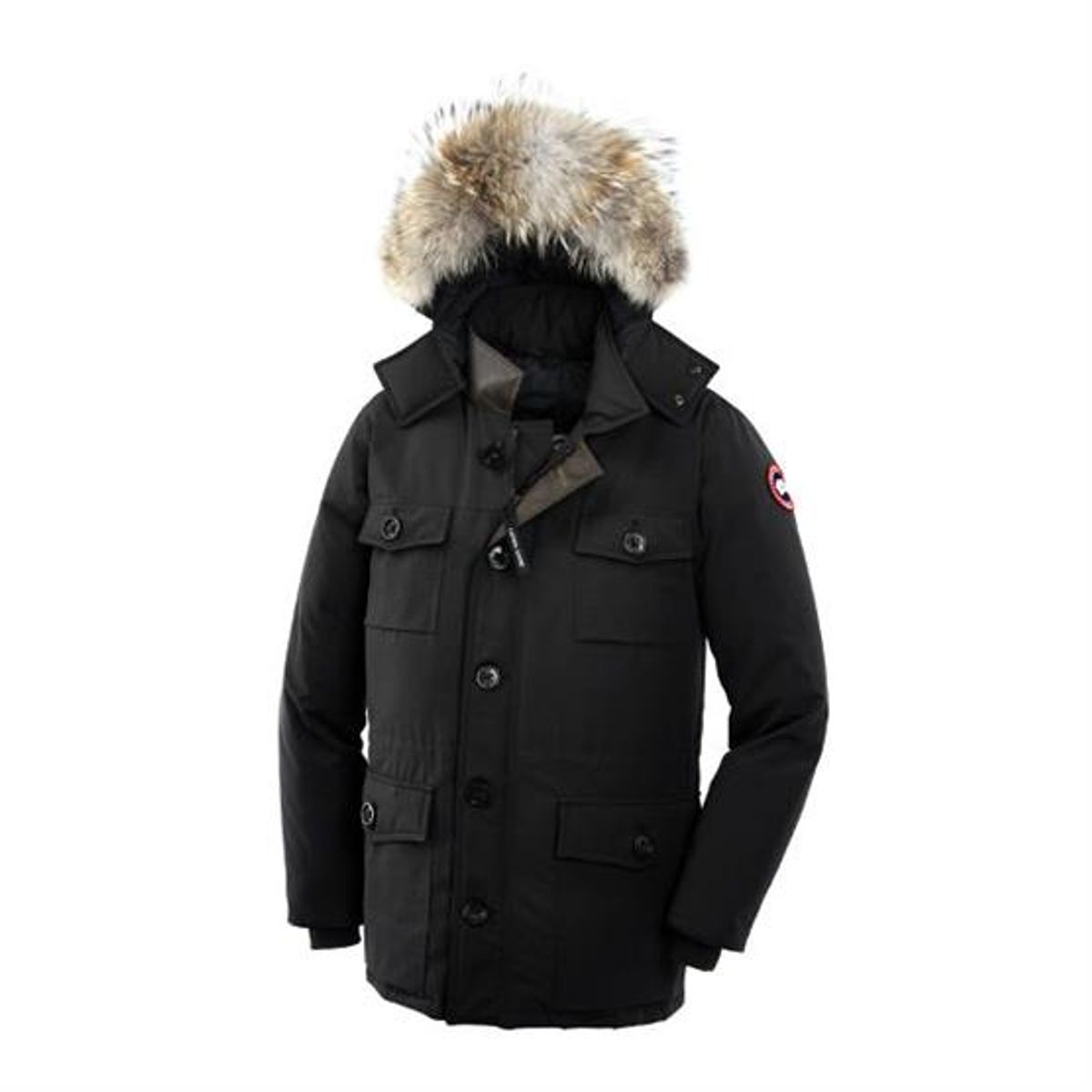 Canada Goose Mens Banff Parka, Black