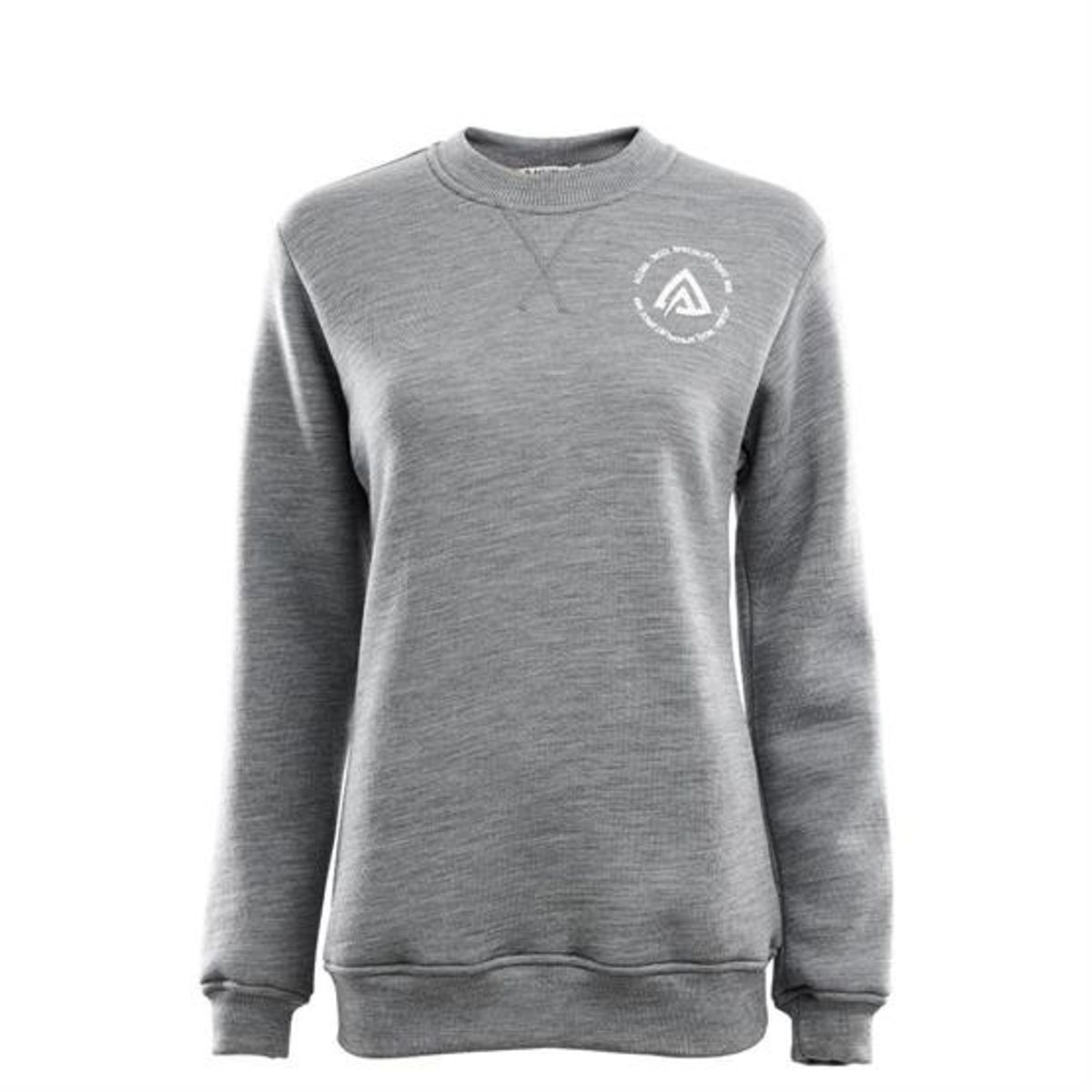 Aclima FleeceWool Crewneck Womens, Grey Melange