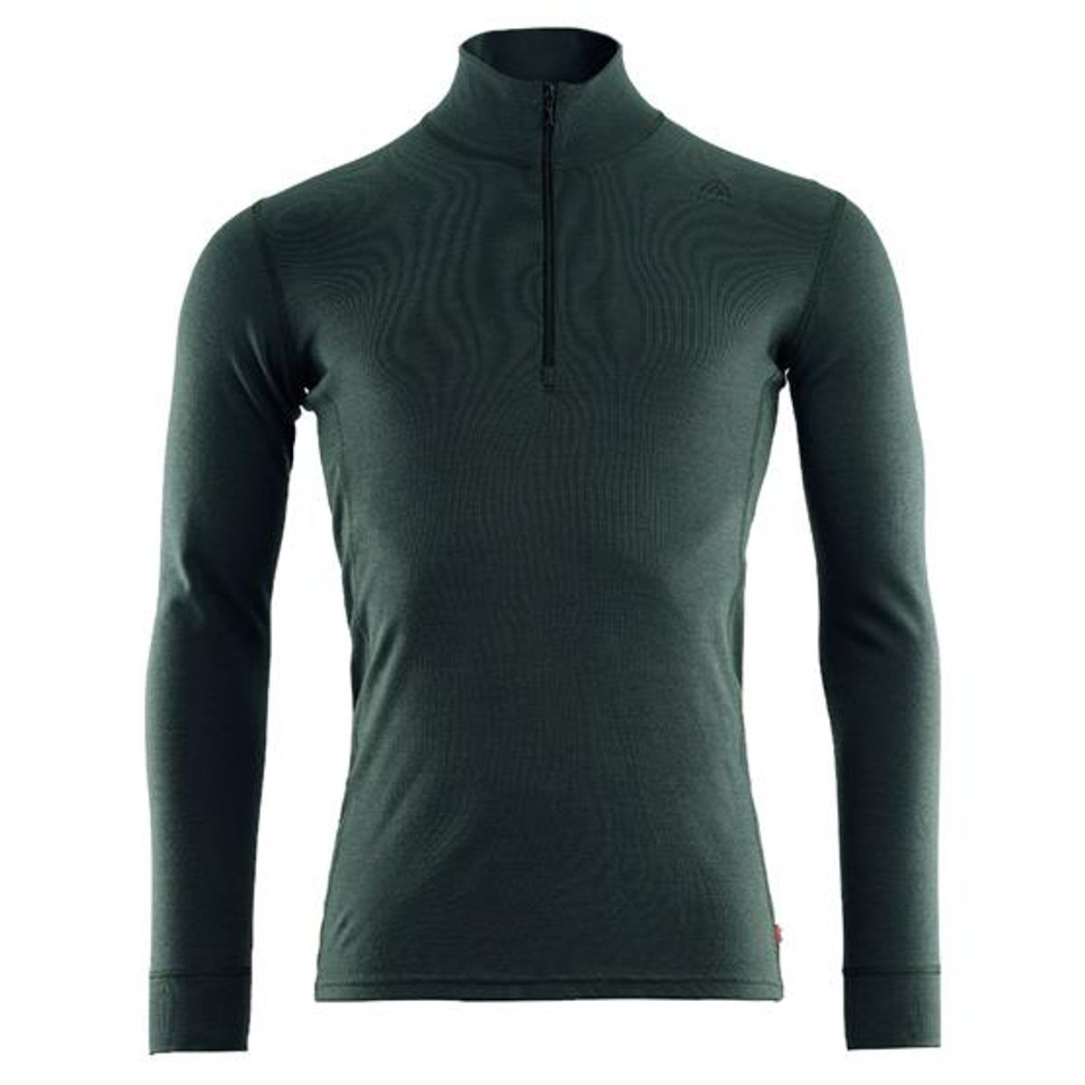 Aclima WarmWool Mock Neck w. Zip Mens, Green Gables