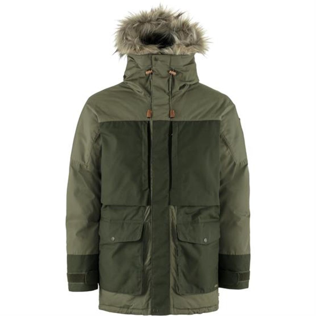 Fjällräven Polar Expedition Parka Mens, Laurel Green / Deep Forest