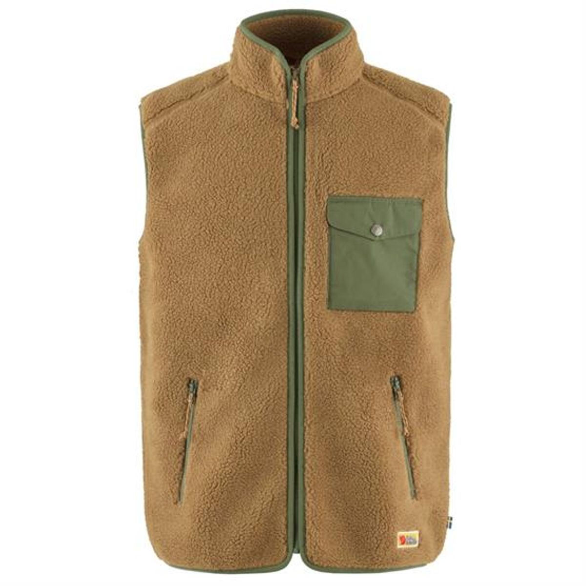 Fjällräven Vardag Pile Fleece Vest Mens, Buckwheat Brown