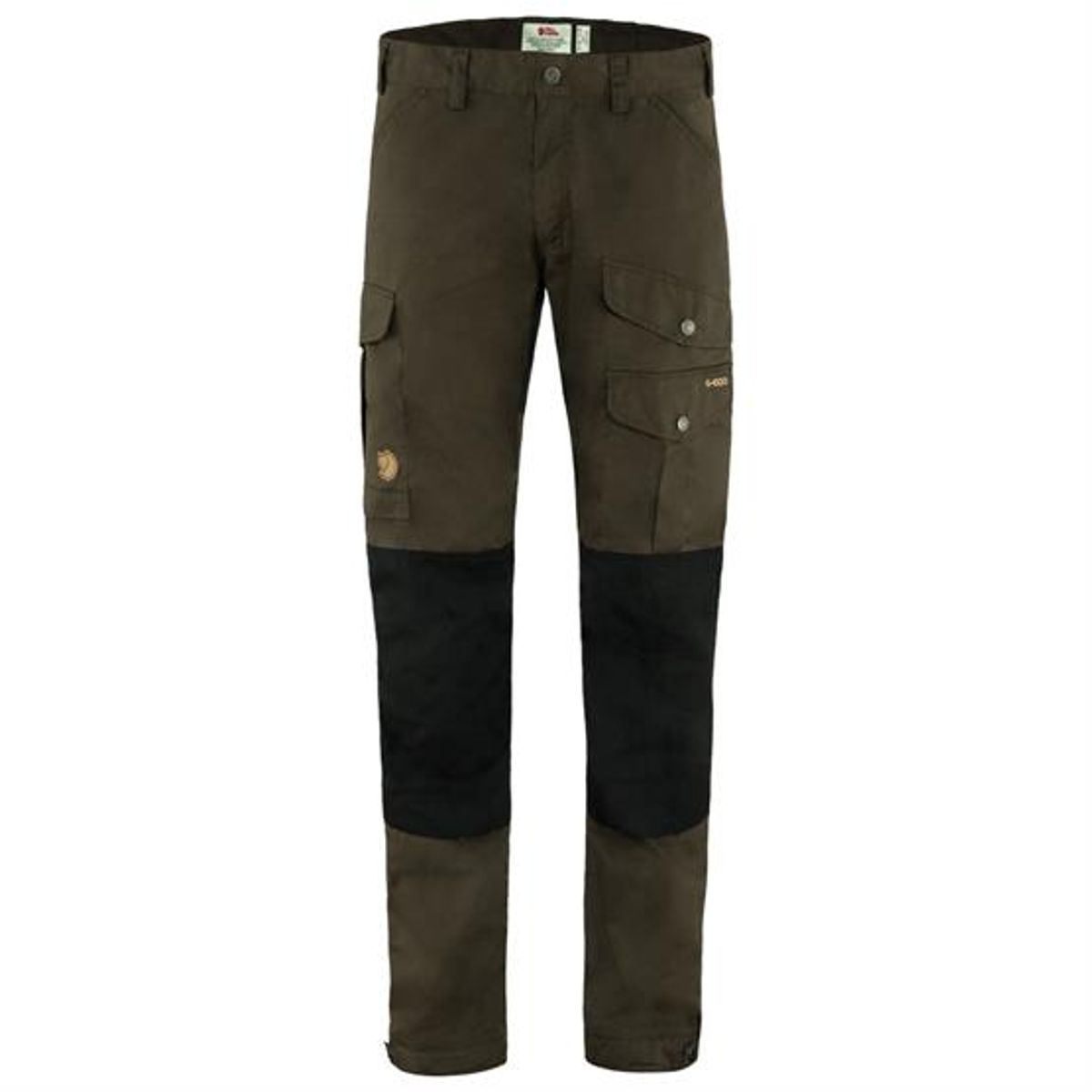 Fjällräven Vidda Pro Trousers Mens, Dark Olive / Black