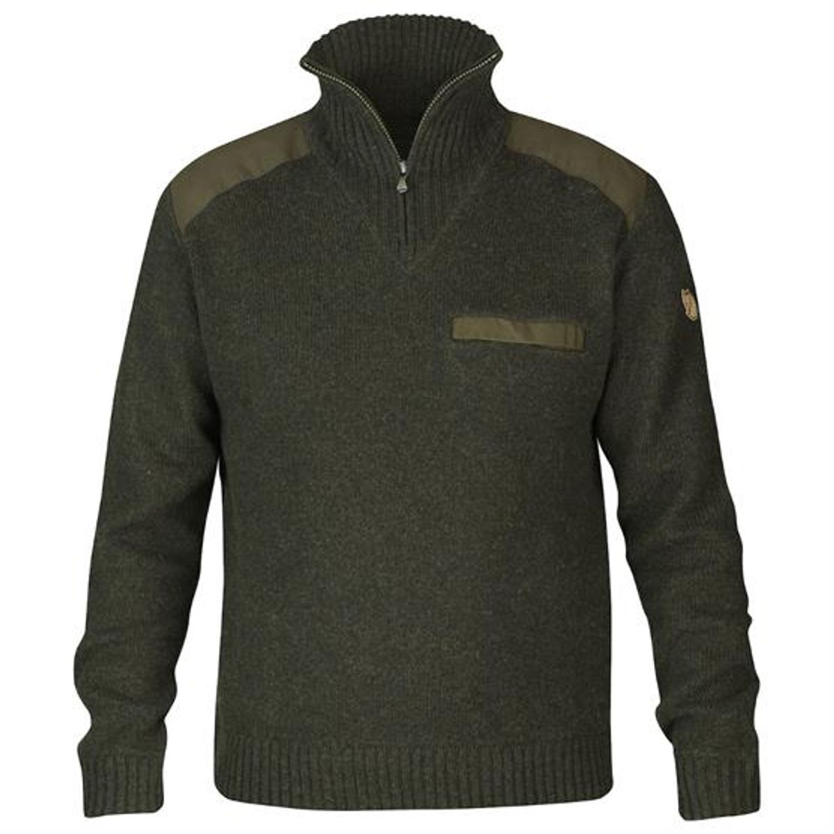 Fjällräven Koster Sweater Mens, Dark Olive