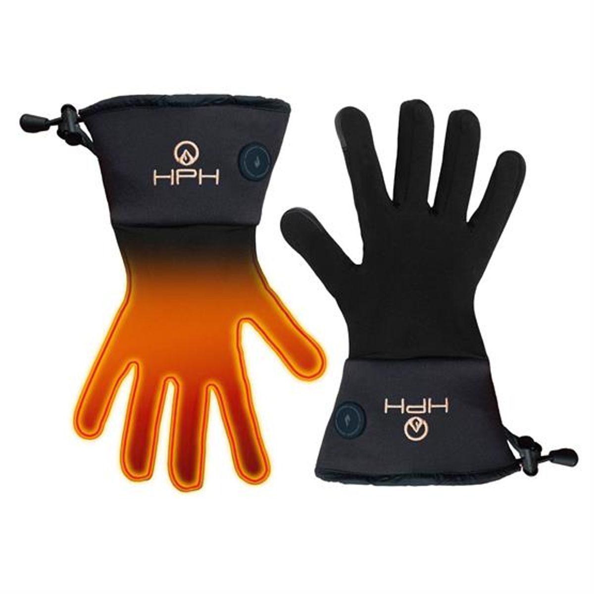 Happyhot Heated Glove Liners -Hovden Black