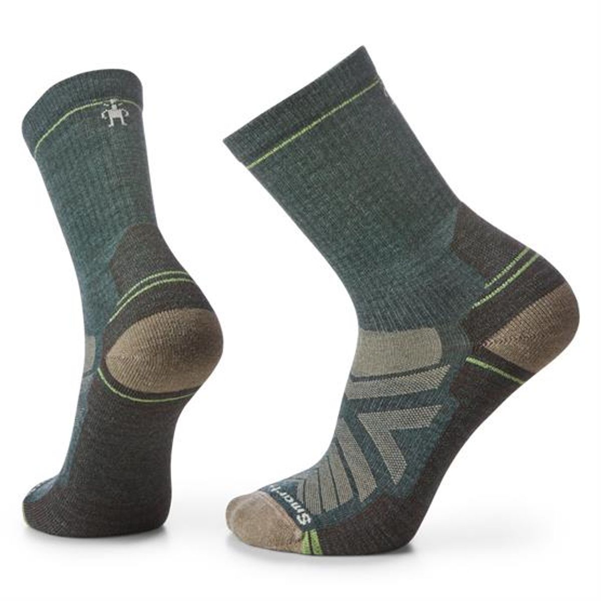 Smartwool Hike Light Cushion Crew Socks, Dark Sage