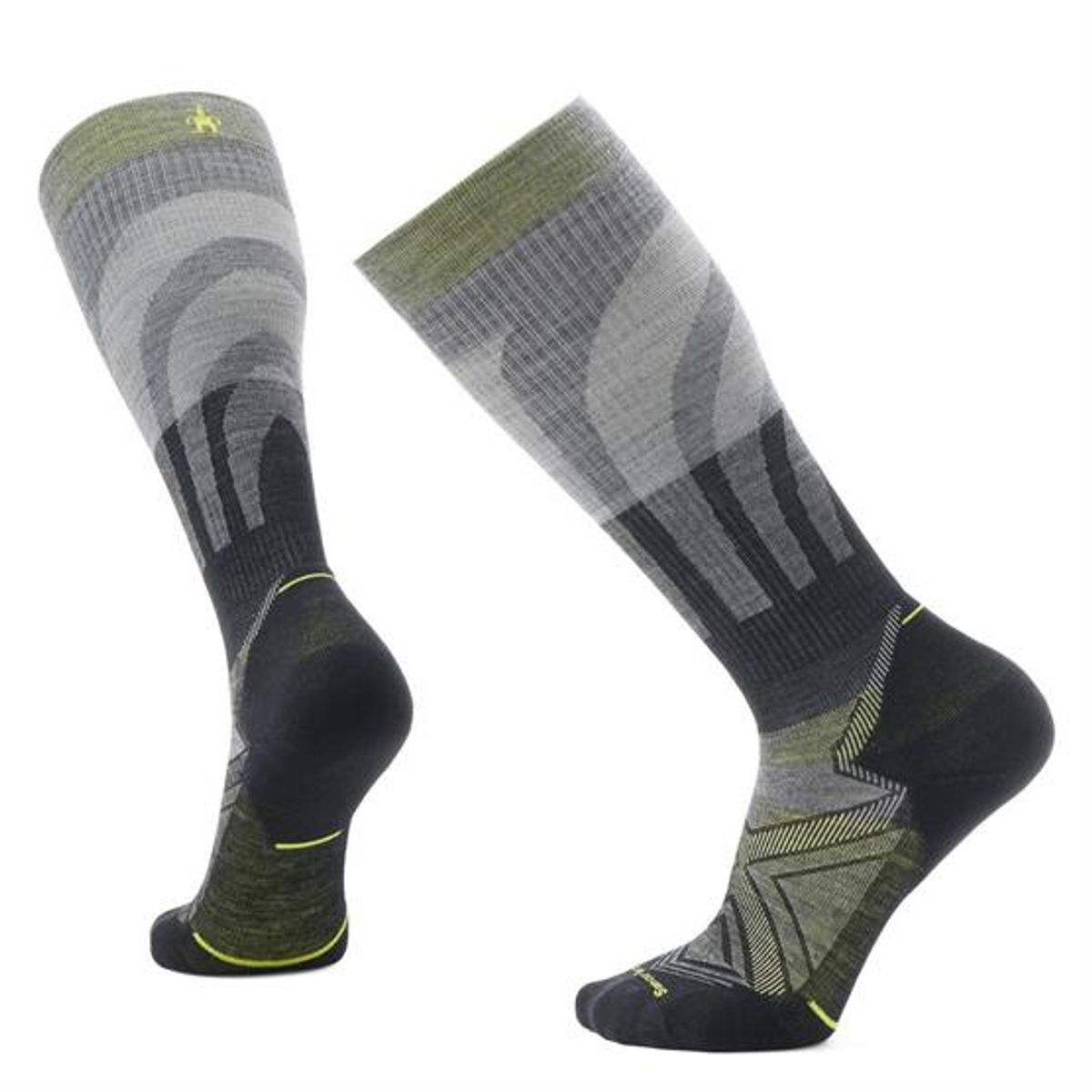 Smartwool Run Targeted Cushion Compression OTC Socks, Medium Gray