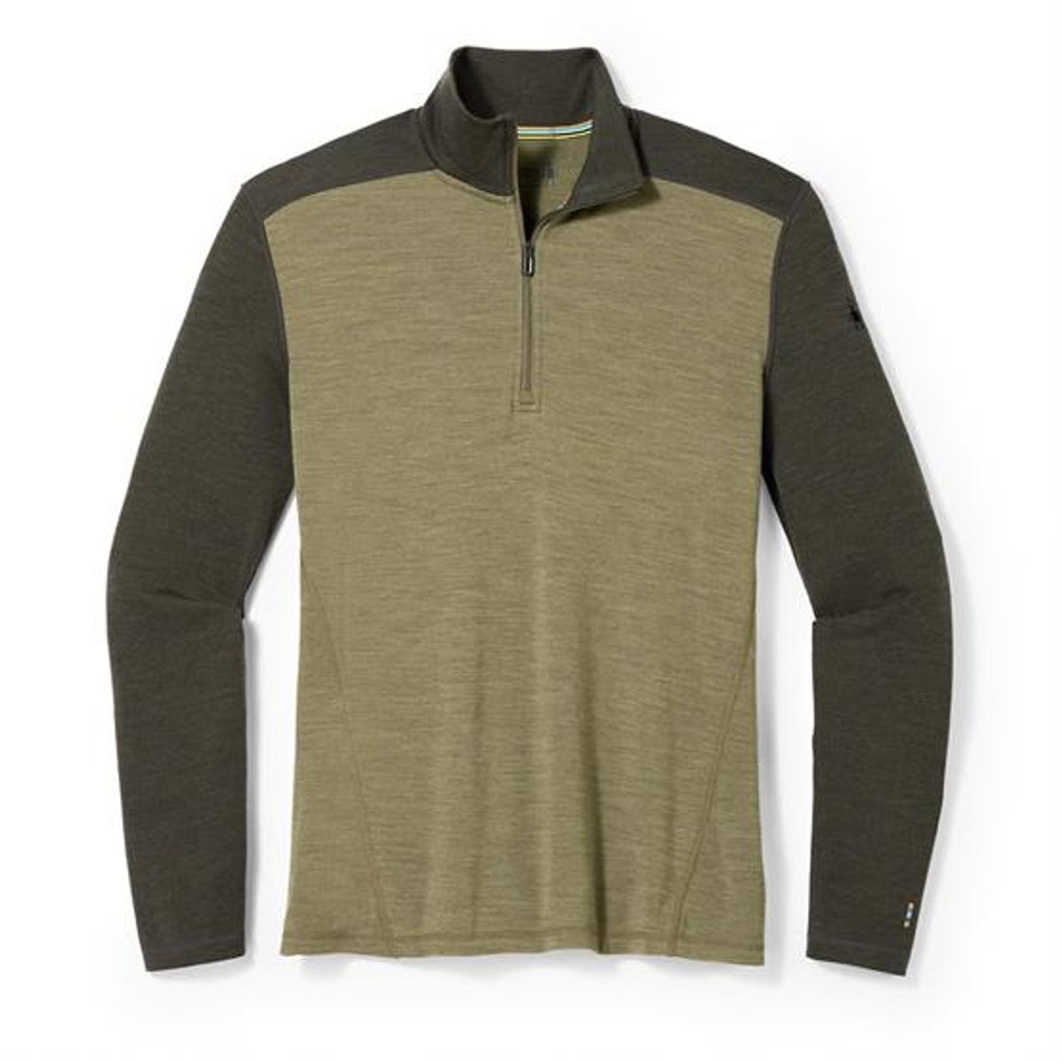 Smartwool Mens Thermal Merino Base Layer 1/4 Zip, North Woods