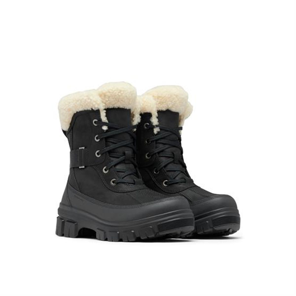 Sorel Torino V Parc WP Womens, Black / Sea Salt