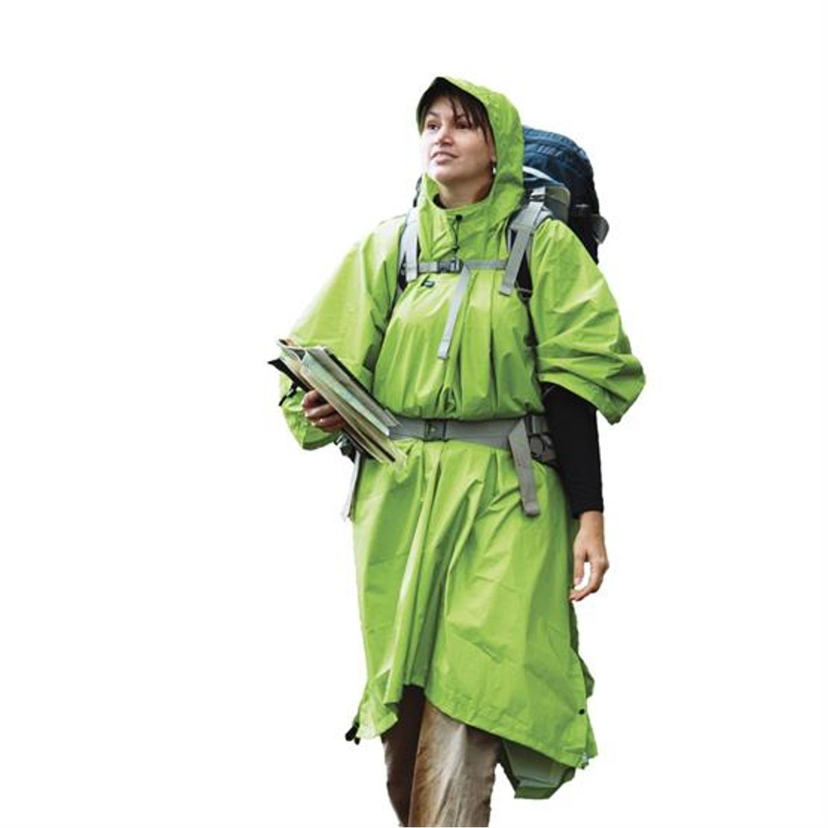 Sea to Summit 70D Tarp Poncho, Green