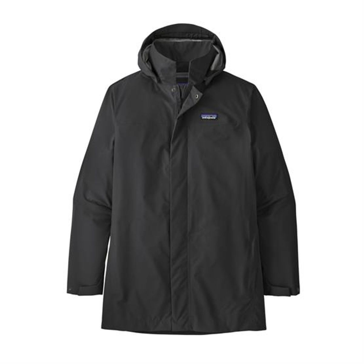 Patagonia Mens City Storm Rain Parka, Black