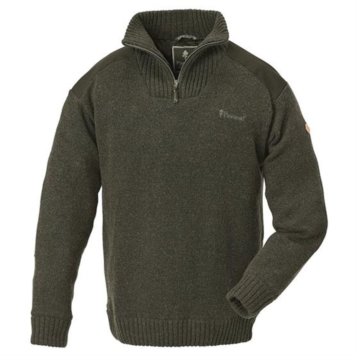 Pinewood Hurricane Sweater Mens, D. Green Mel