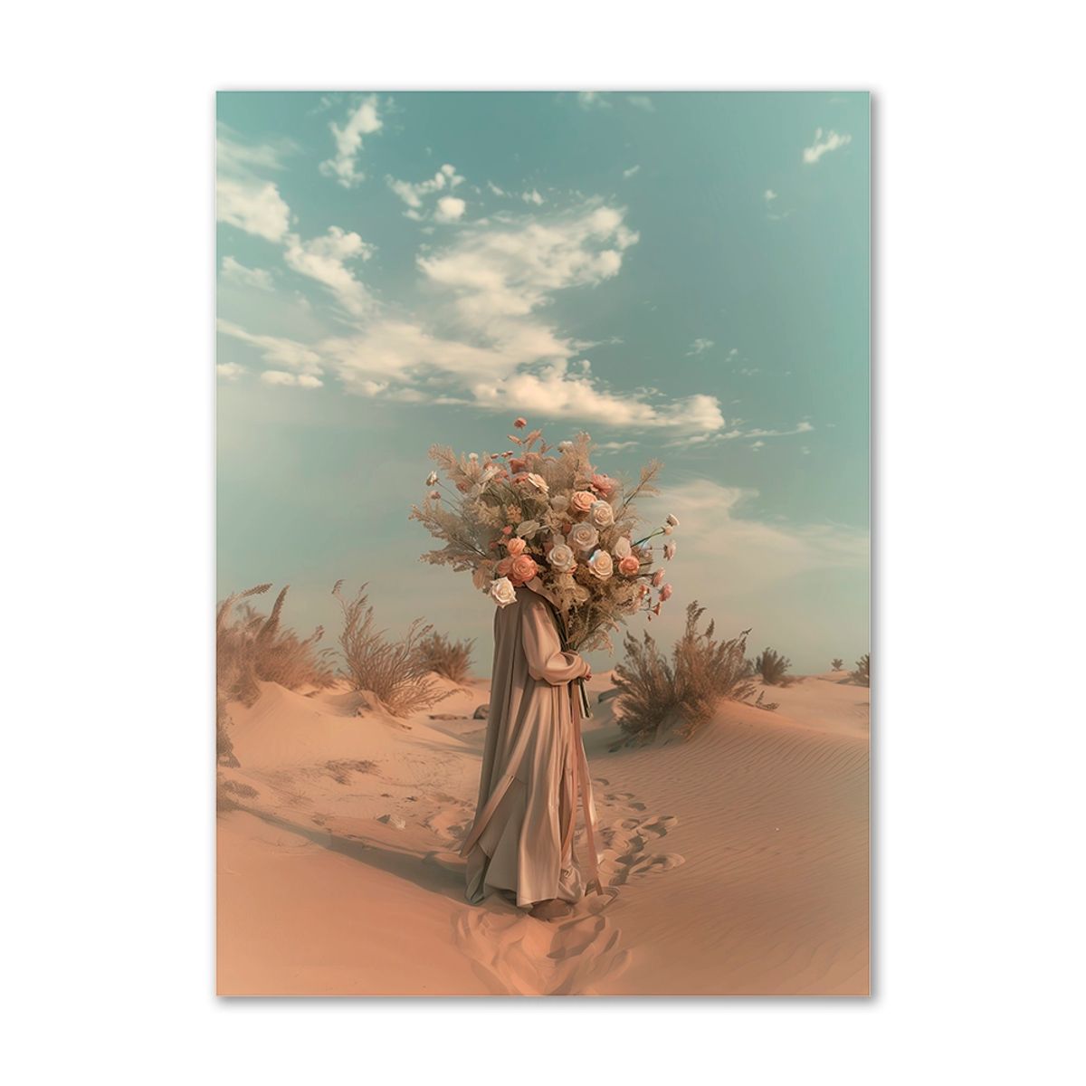 Desert Bloom - 70x100 cm. - Ingen