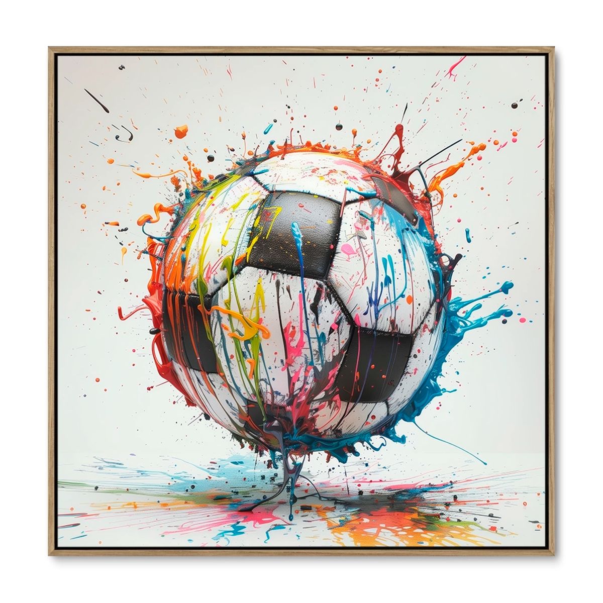 Dynamic Dribble - 60x60 cm. - Ege ramme