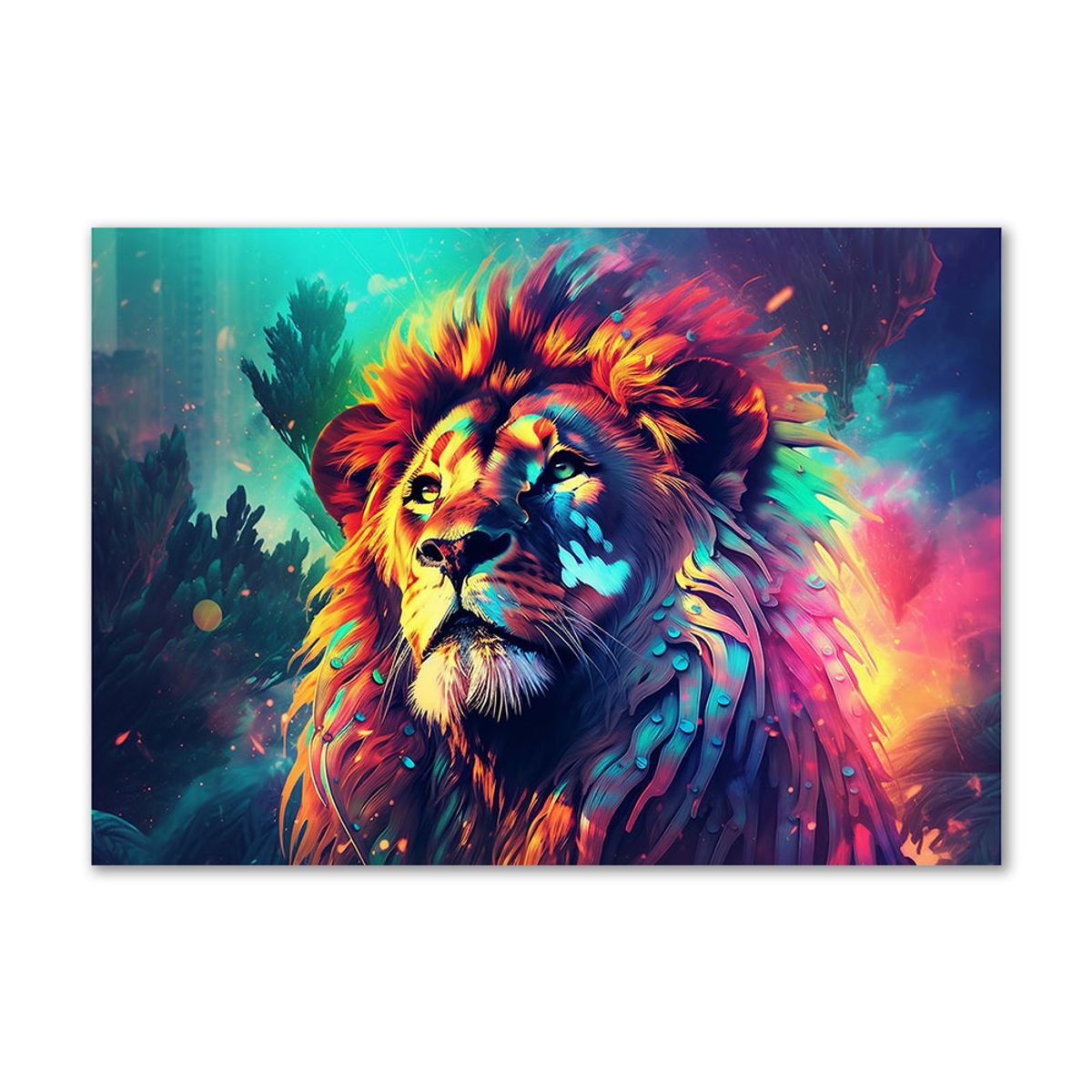 Lion King - 70x100 cm - Uden svæveramme