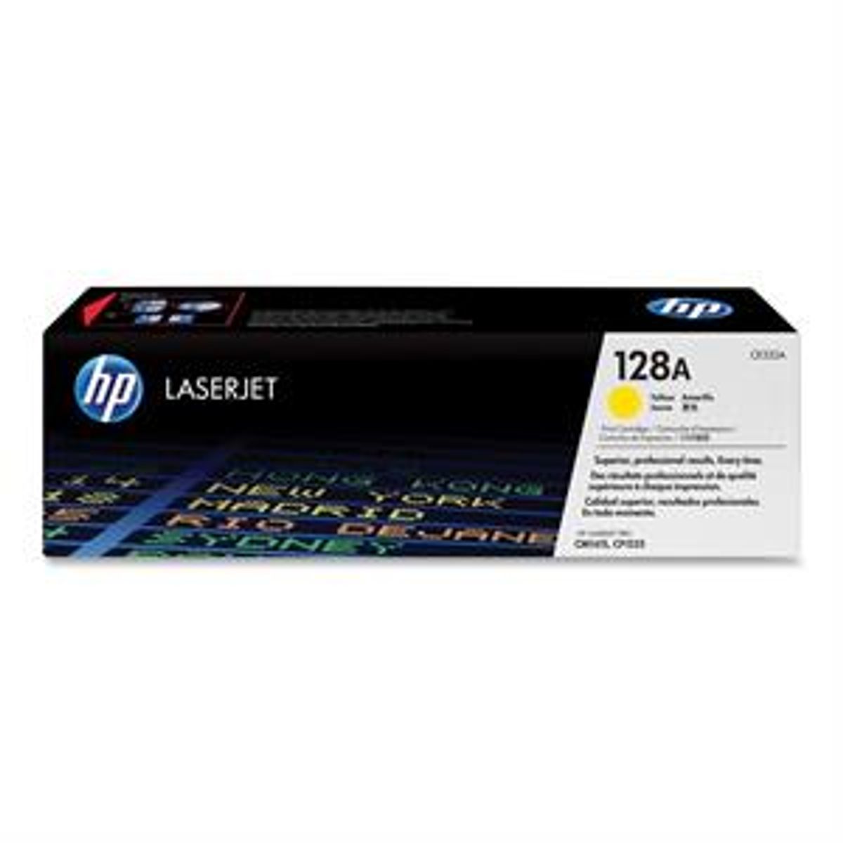 Gul lasertoner - HP nr.128A - 1.300 sider