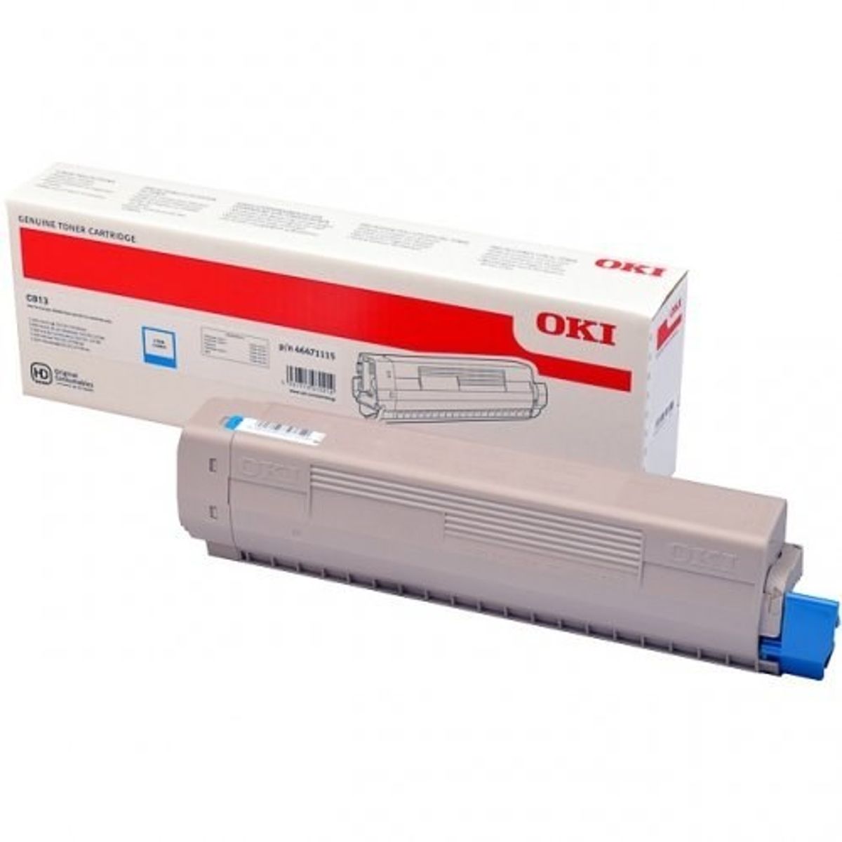 Cyan lasertoner 46471115 - OKI - 5.000 sider.