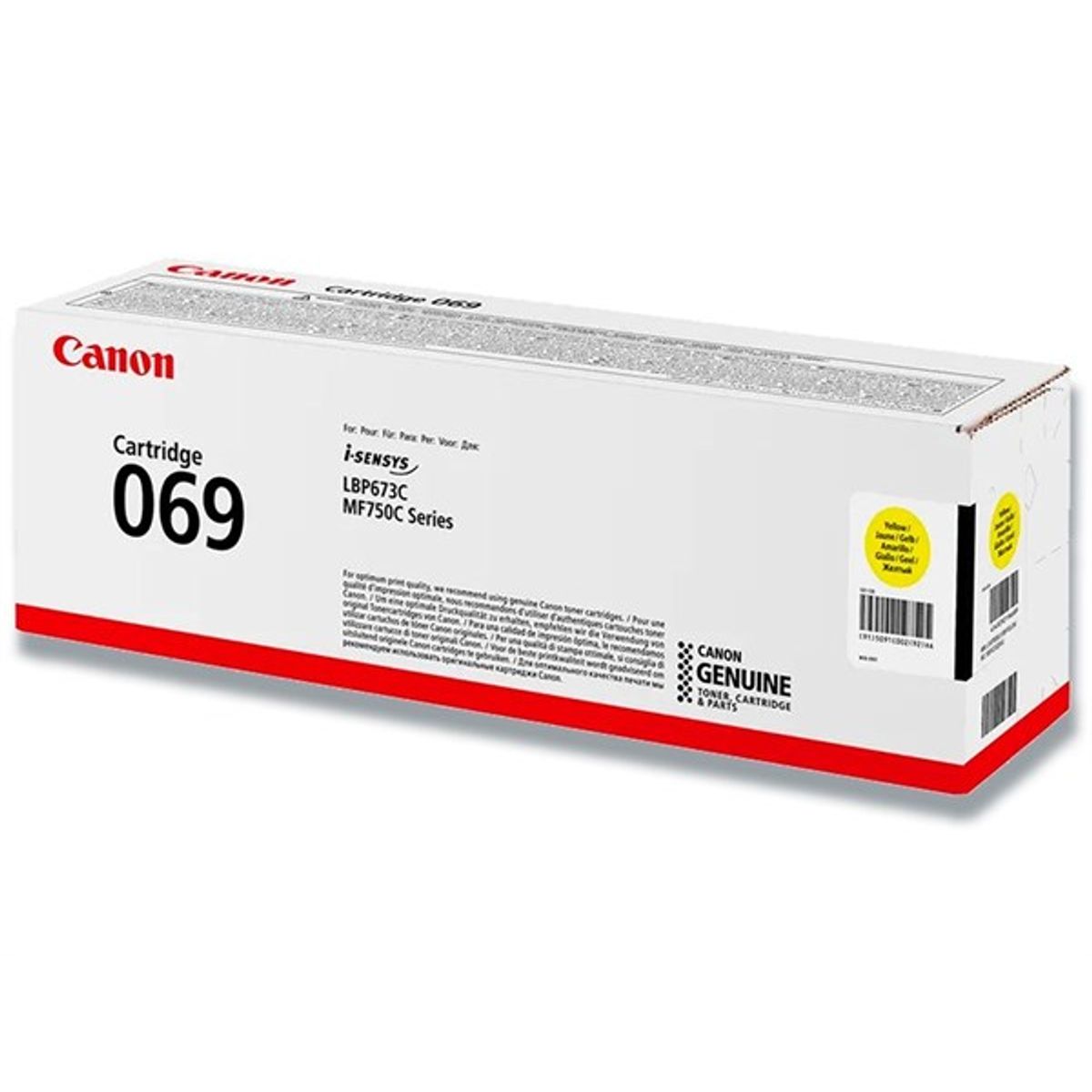 Gul lasertoner 069 Y - Canon - 1.900 sider.