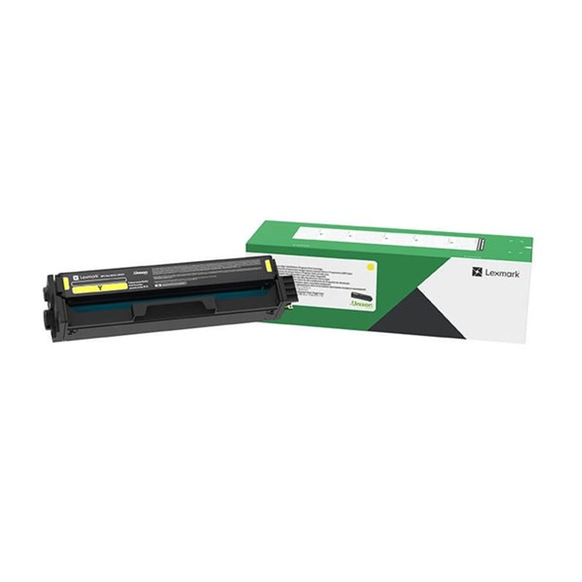 Gul lasertoner - Lexmark C3220 - 1.500 sider