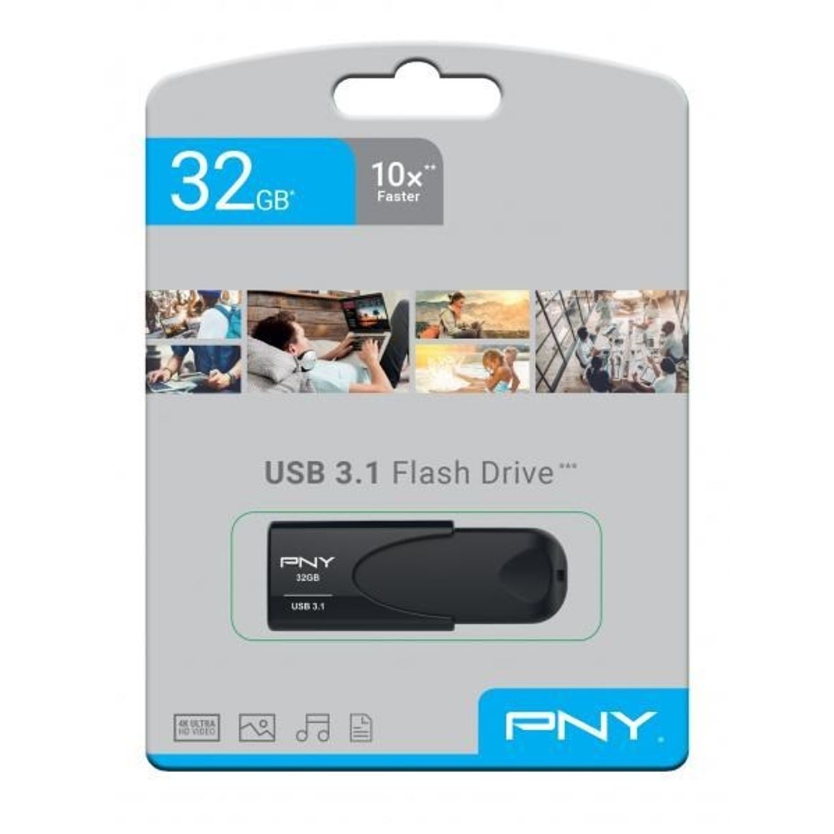 PNY Attache USB 32GB - Black