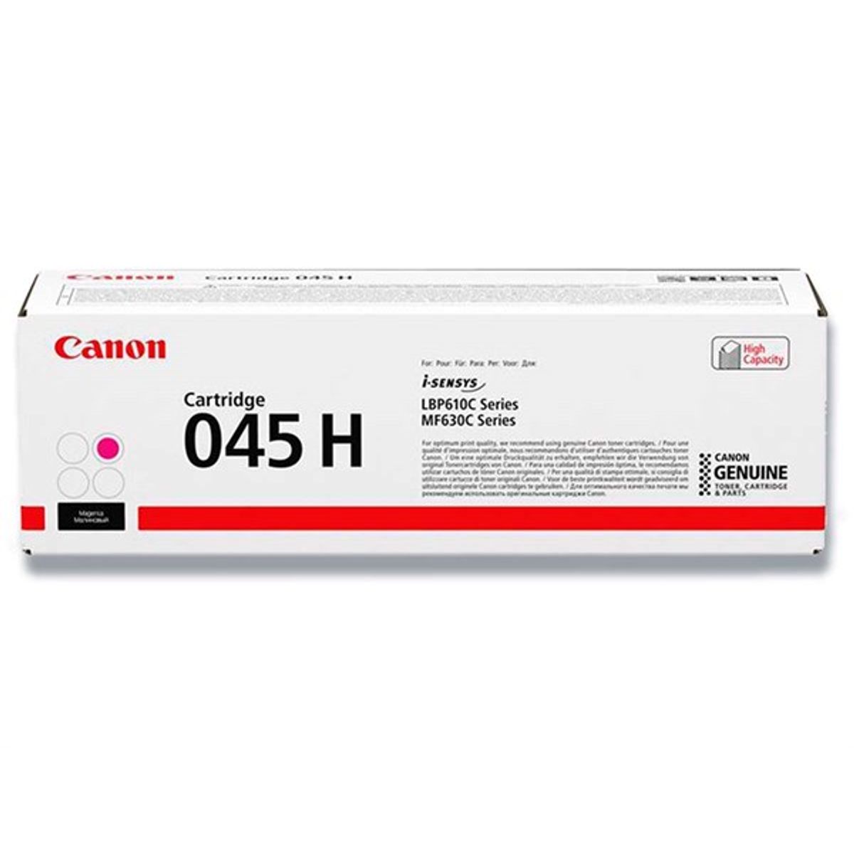 Magenta lasertoner - Canon 045H - 2.200 sider.