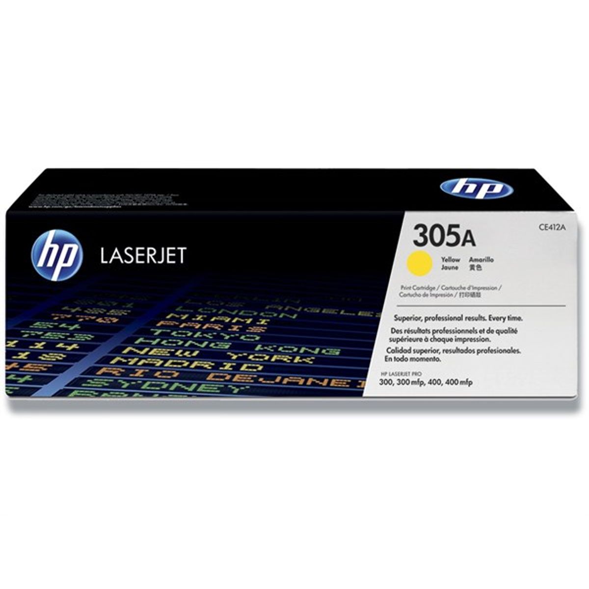 Gul lasertoner - HP 305A - 2.600 sider