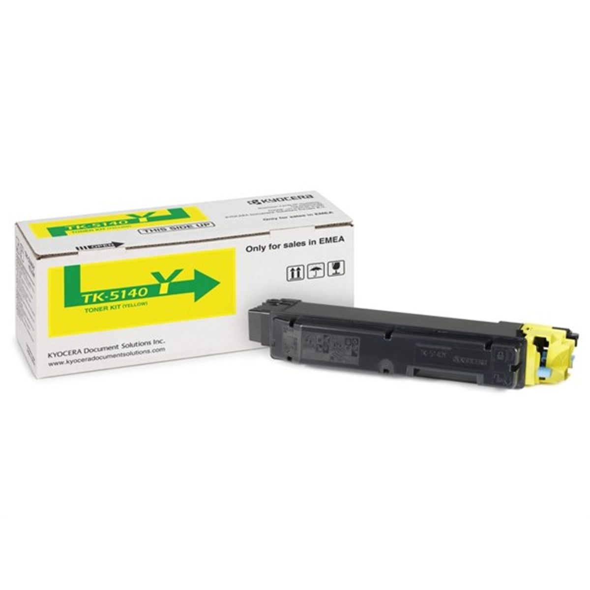 Gul lasertoner TK-5140Y - Kyocera -