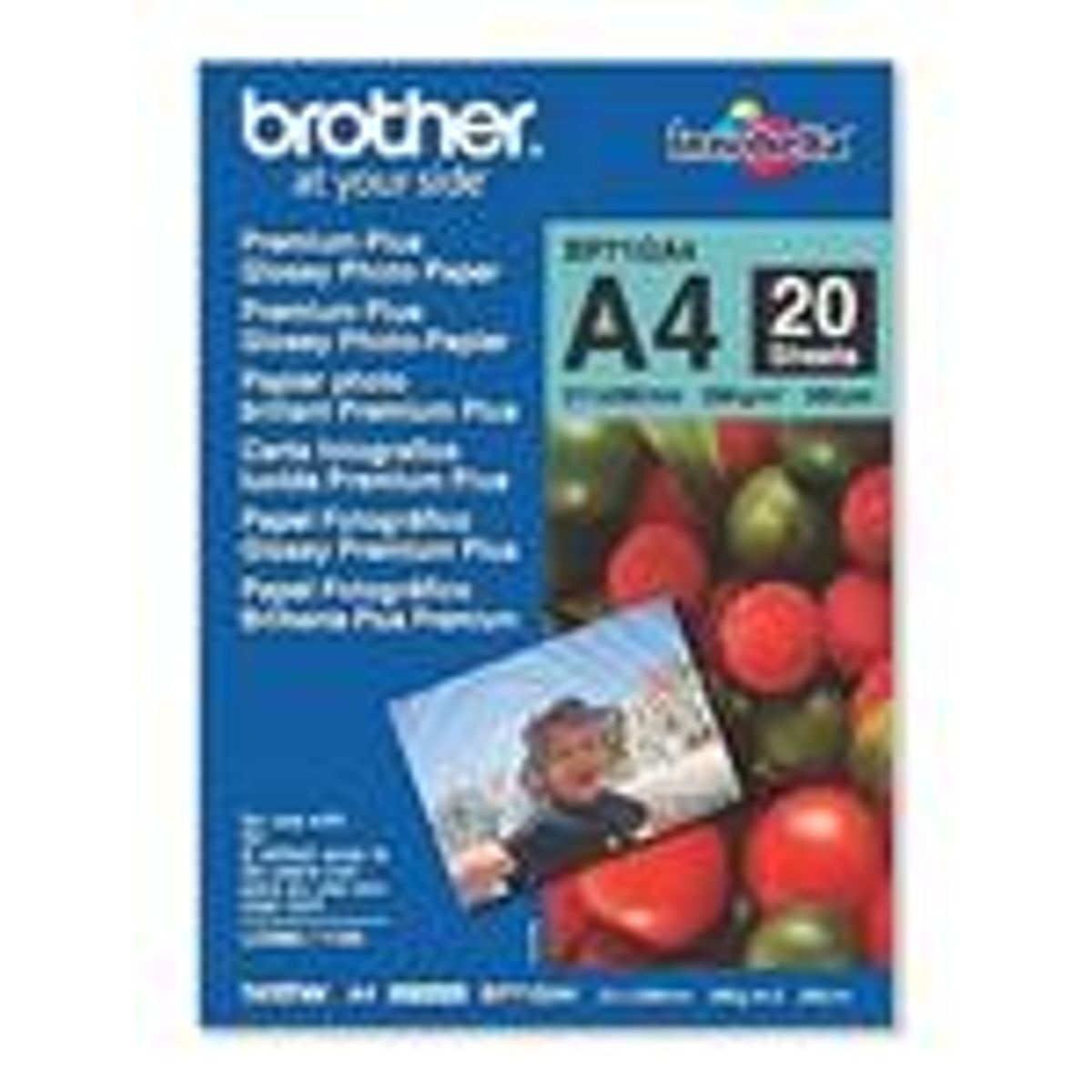 Glossy fotopapir A4 - Brother- 260gr. - 20 ark