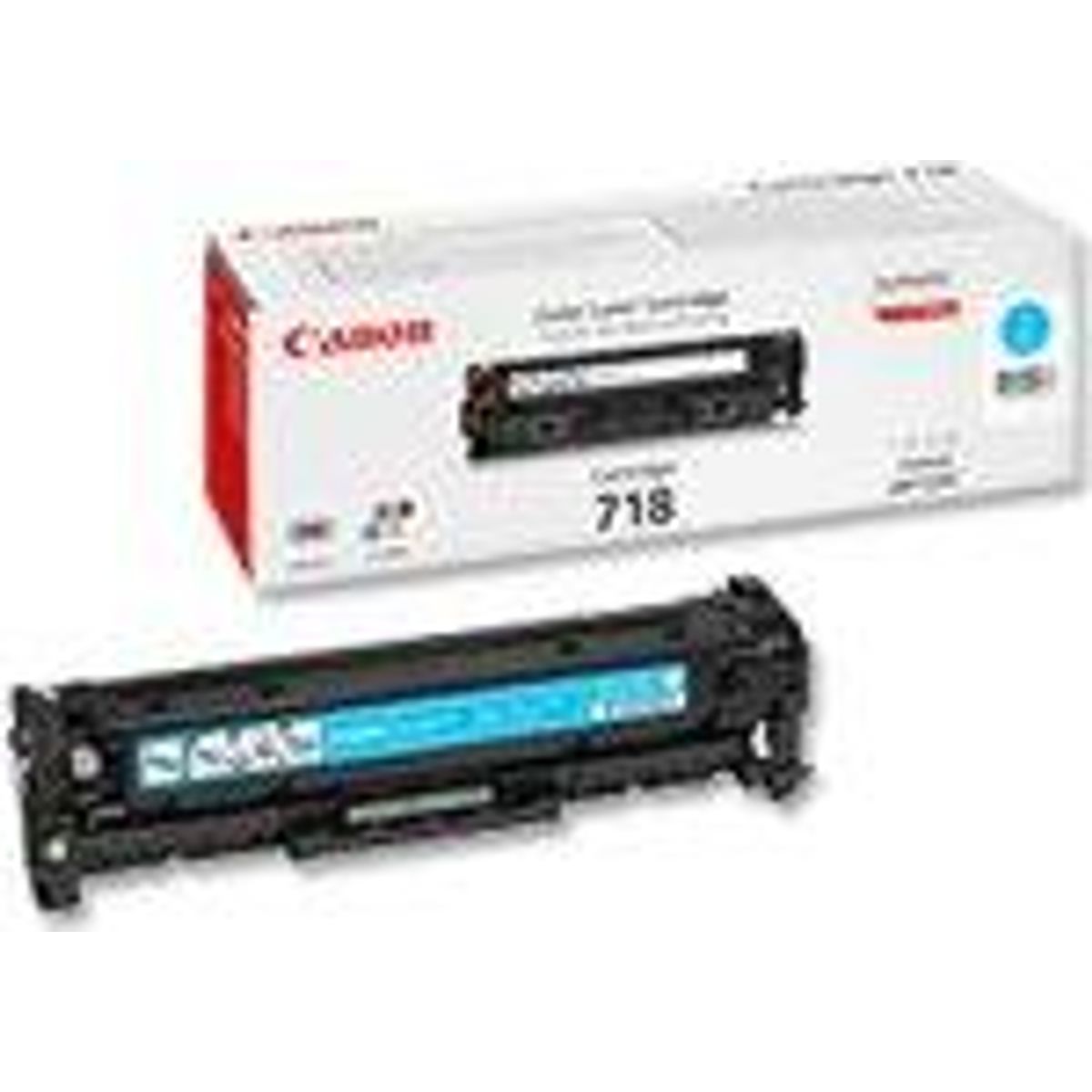 Cyan lasertoner 718C - Canon - 2.900 sider.