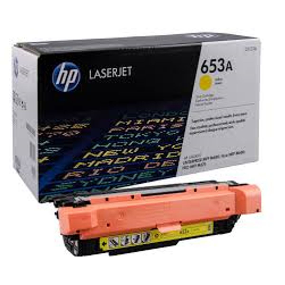 Gul lasertoner - HP nr.653A - 16.500 sider