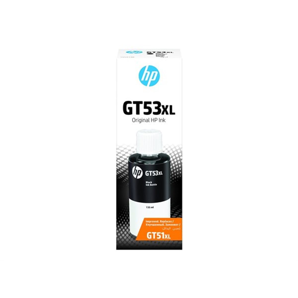 Sort blæk - GT53XL til HP 1VV21AE - 135 ml.