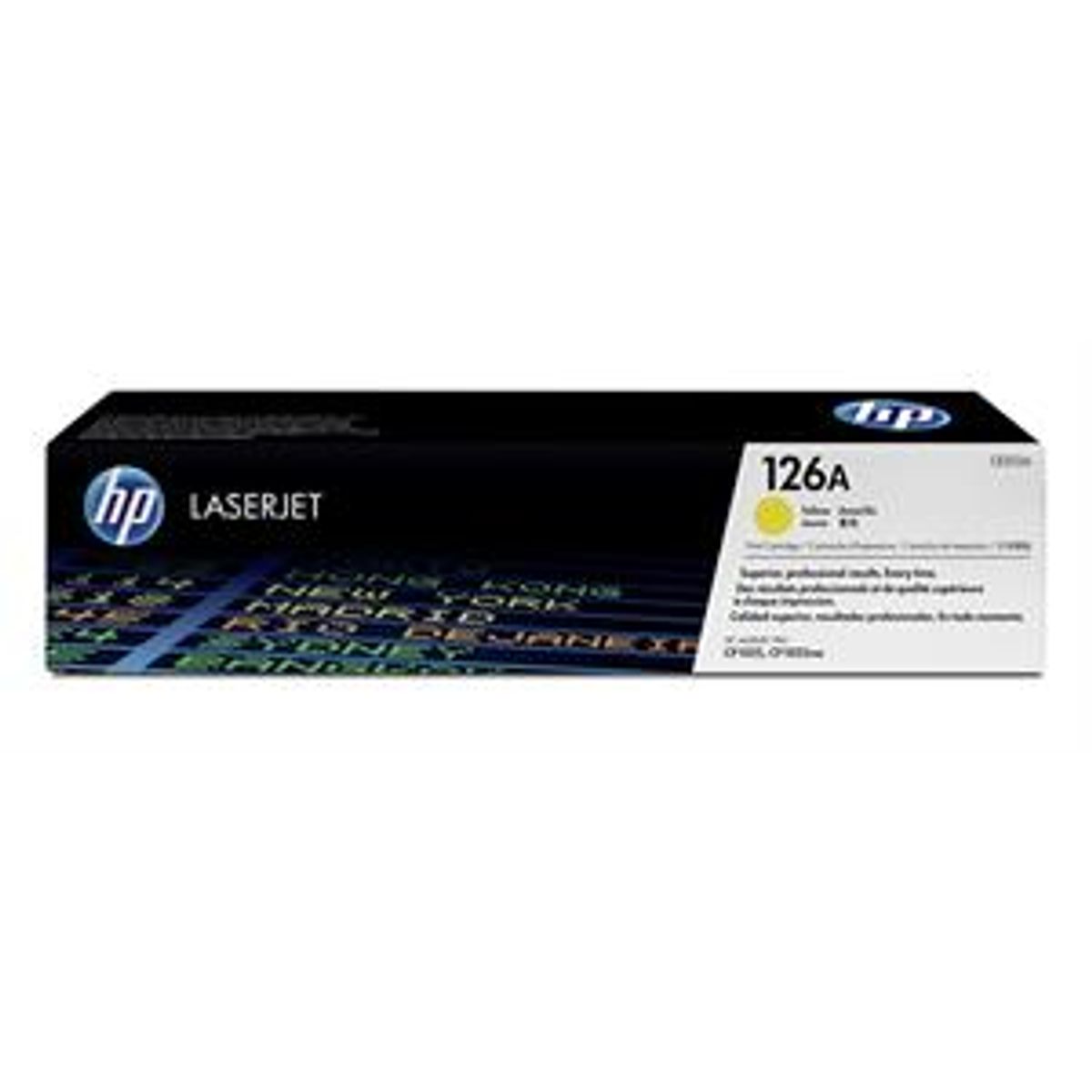 Gul lasertoner - HP 126A - 1.000 sider