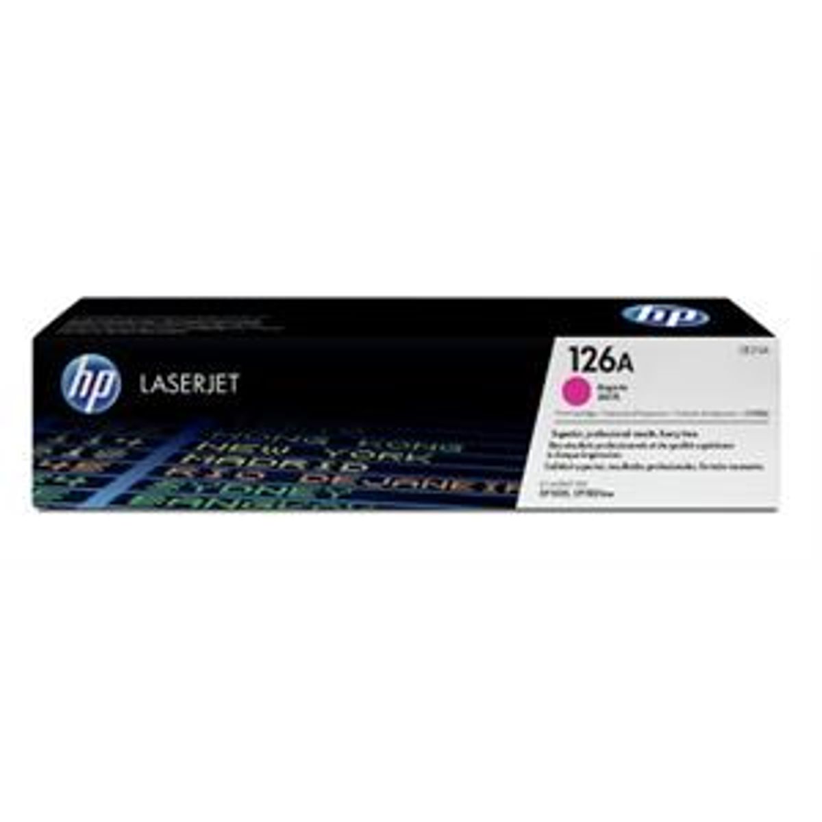 Magenta lasertoner - HP 126A - 1.000 sider