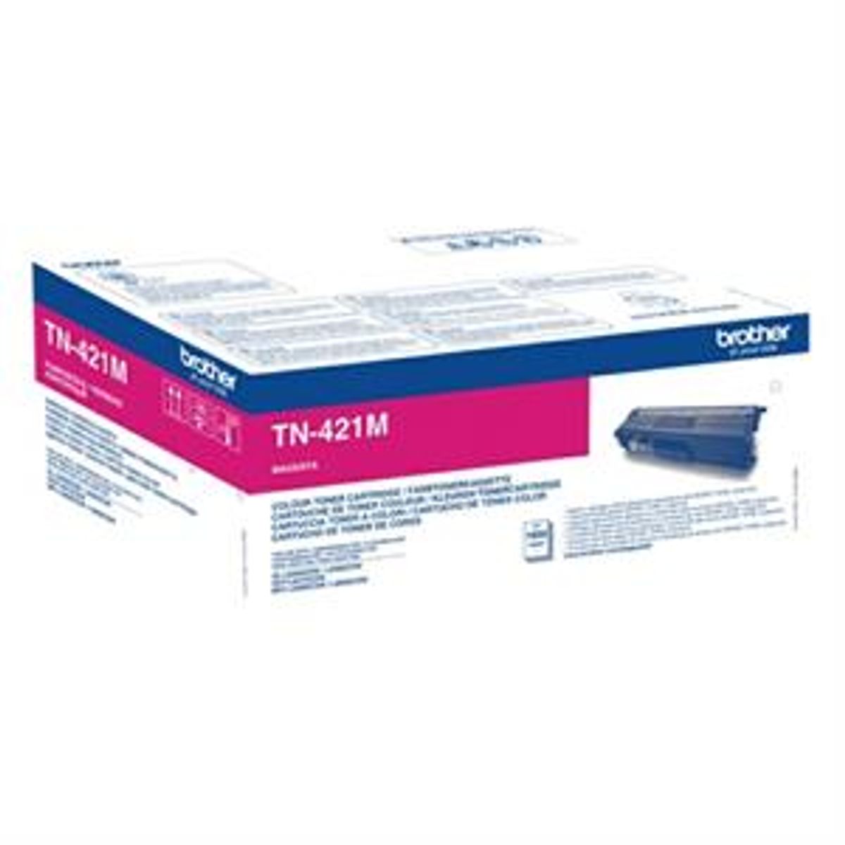 Magenta lasertoner TN421M - Brother - 1.800 sider.