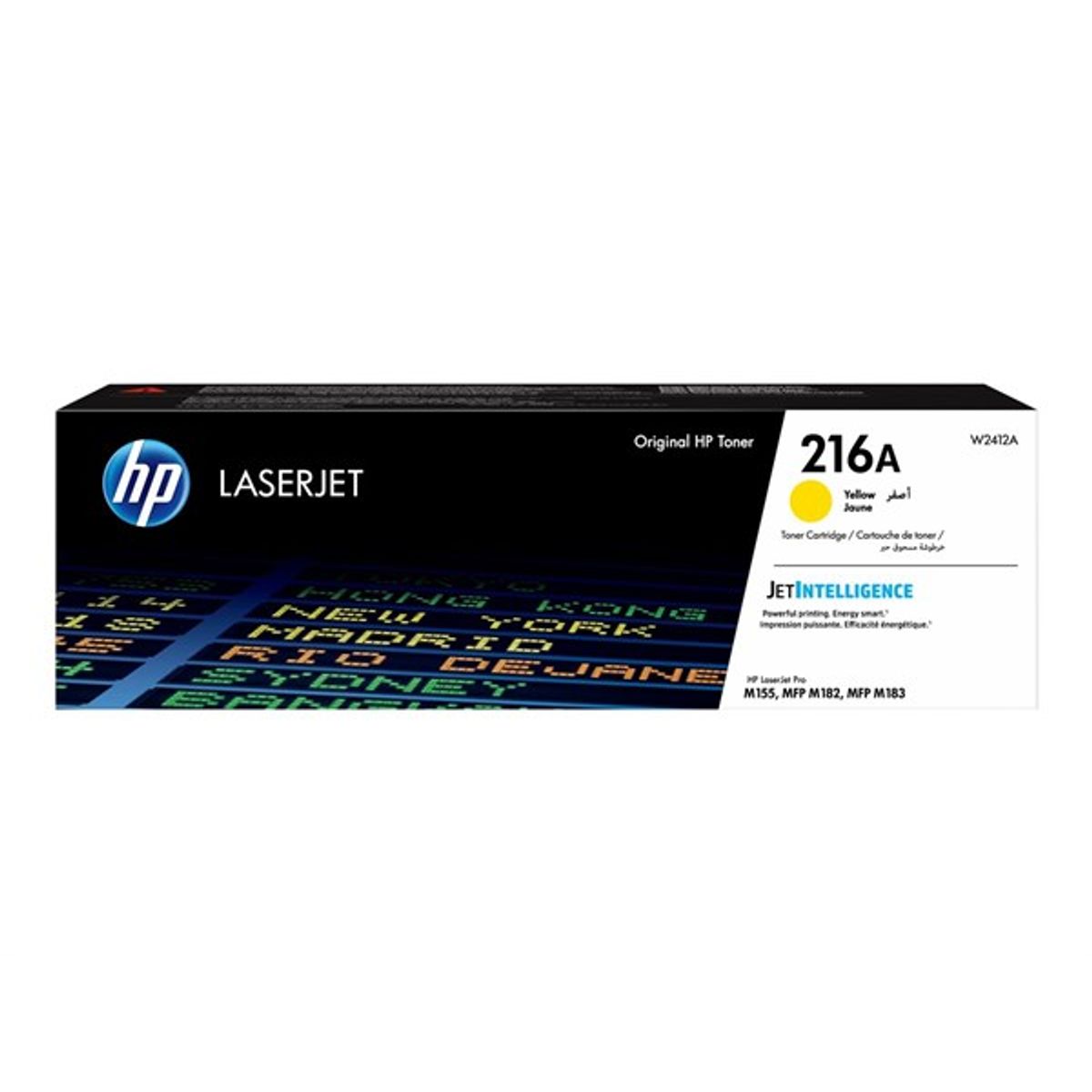 Gul lasertoner - HP W2412A - 850 sider