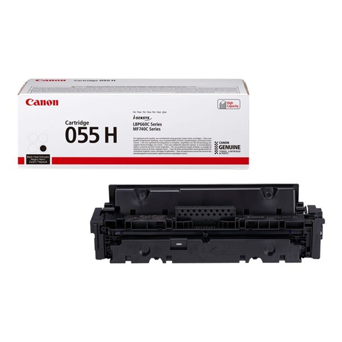 Sort lasertoner CRG-055H - Canon - 7.600 sider.