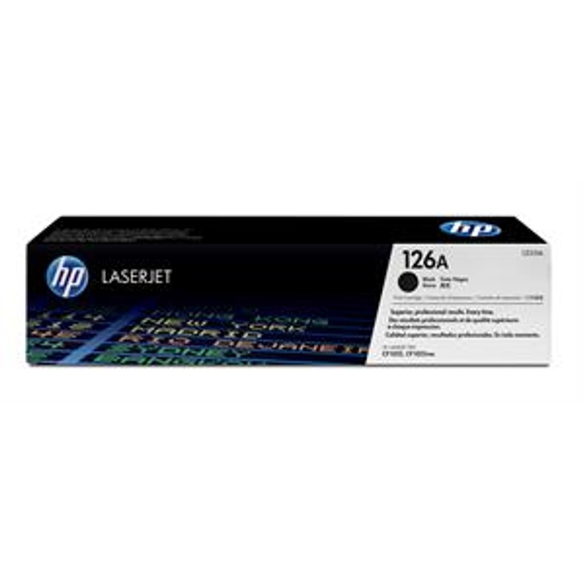 Sort lasertoner - HP 126A - 1.200 sider