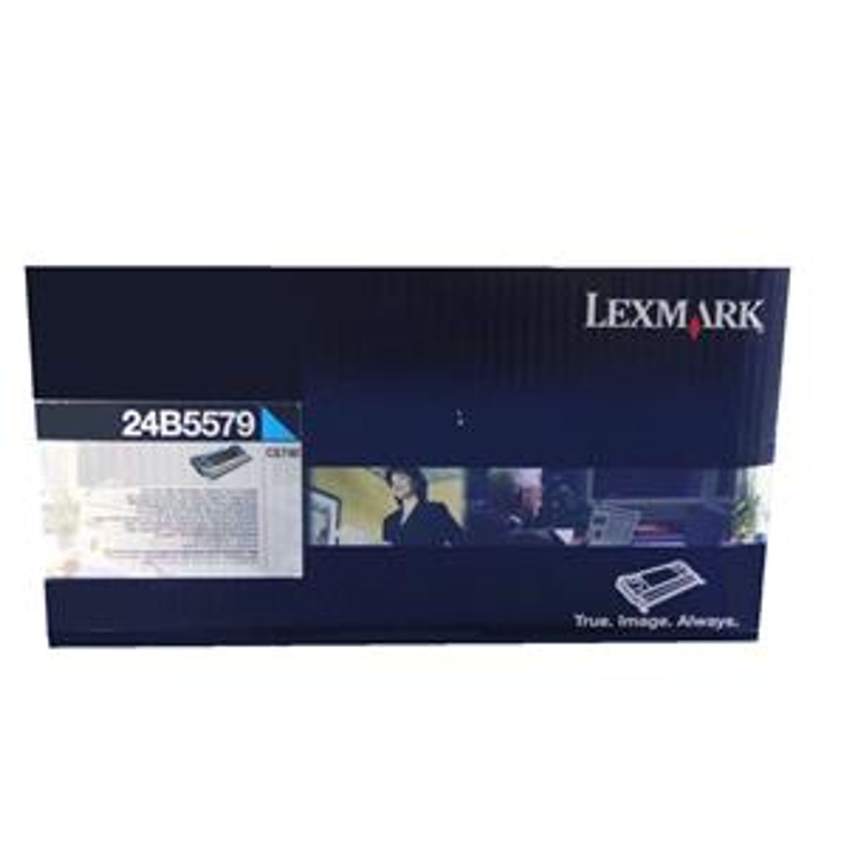 Cyan lasertoner - Lexmark 24B5579 - 12.000 sider