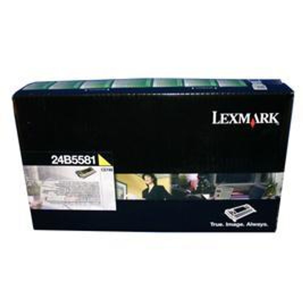 Gul lasertoner - Lexmark 24B5581 - 12.000 sider