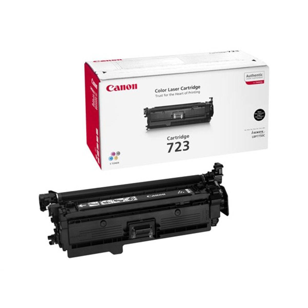 Sort lasertoner 723BK - Canon - 5.000 sider.