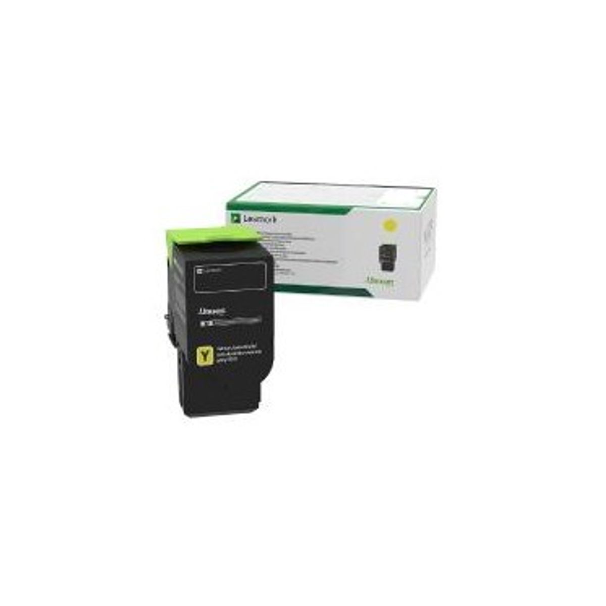 Gul lasertoner - Lexmark 78C20Y0 - 1400 sider.