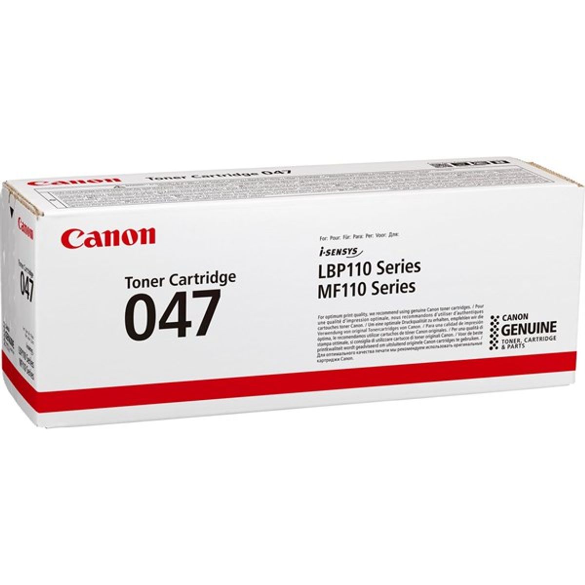 Sort lasertoner CRG-047 - Canon - 1.600 sider.