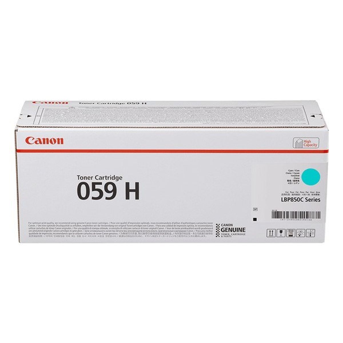 Cyan lasertoner 059H - Canon - 13.500 Sider.