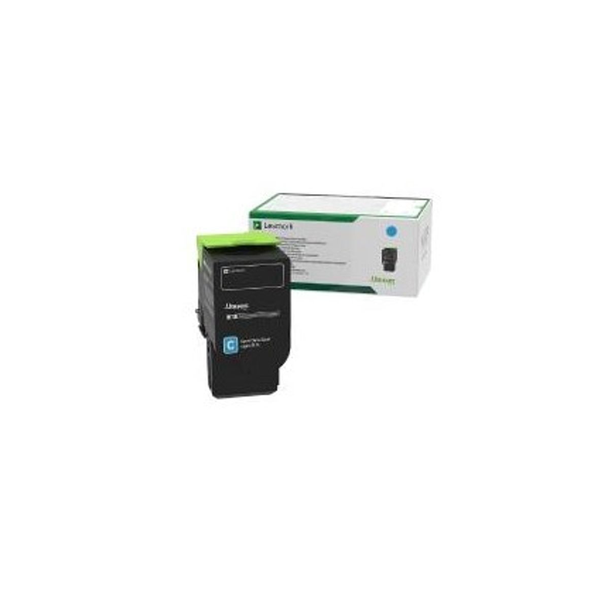 Cyan lasertoner - Lexmark 78C20C0 - 1400 sider.