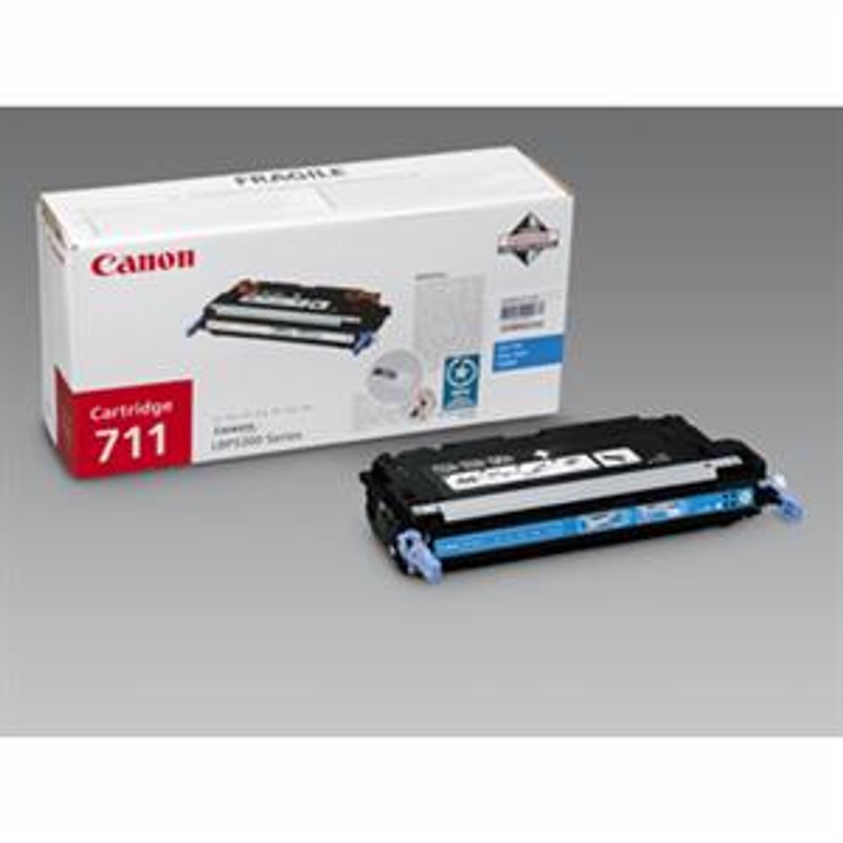 Cyan lasertoner 711C - Canon - 6.000 sider.