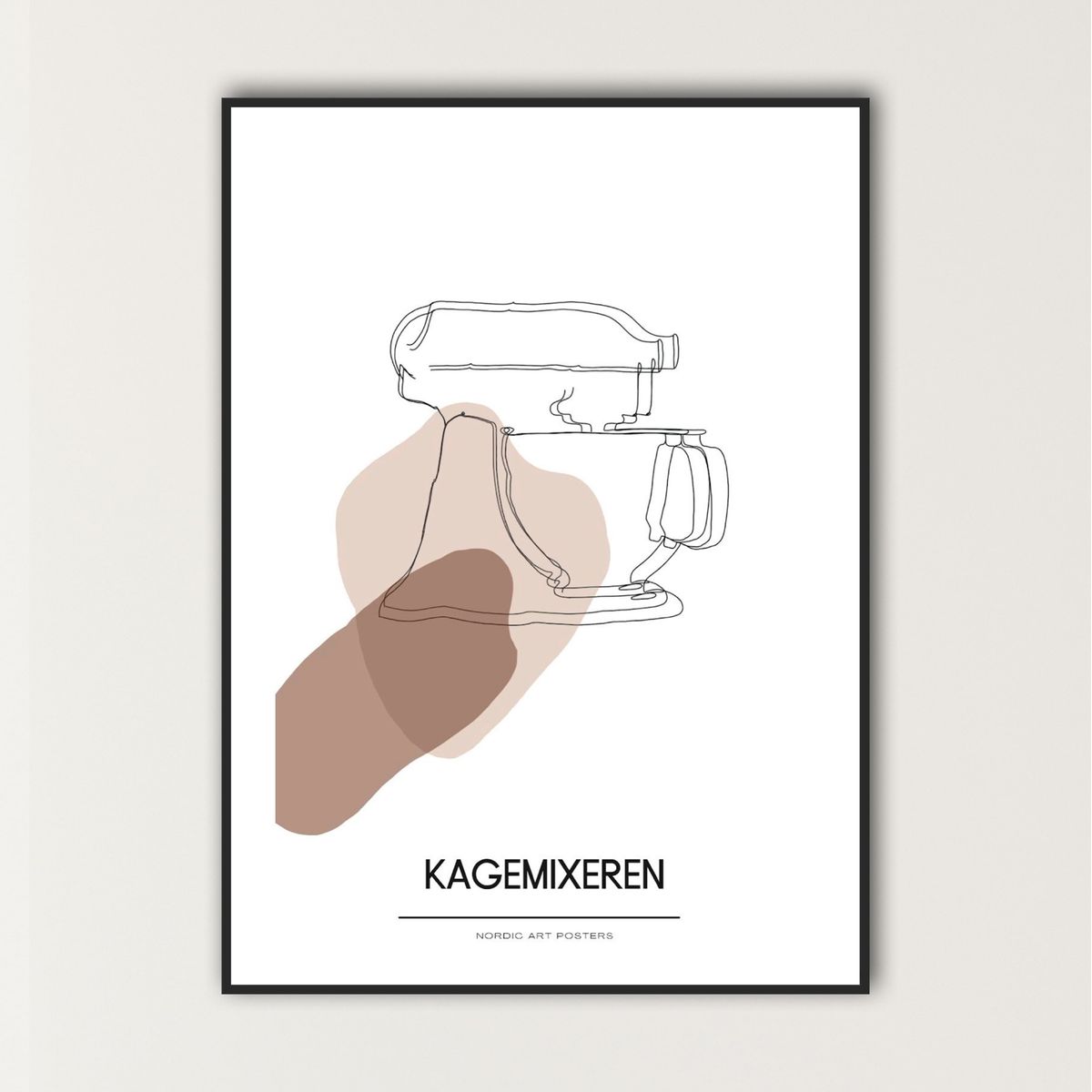 Kagemixeren 50x70cm Med lys ramme