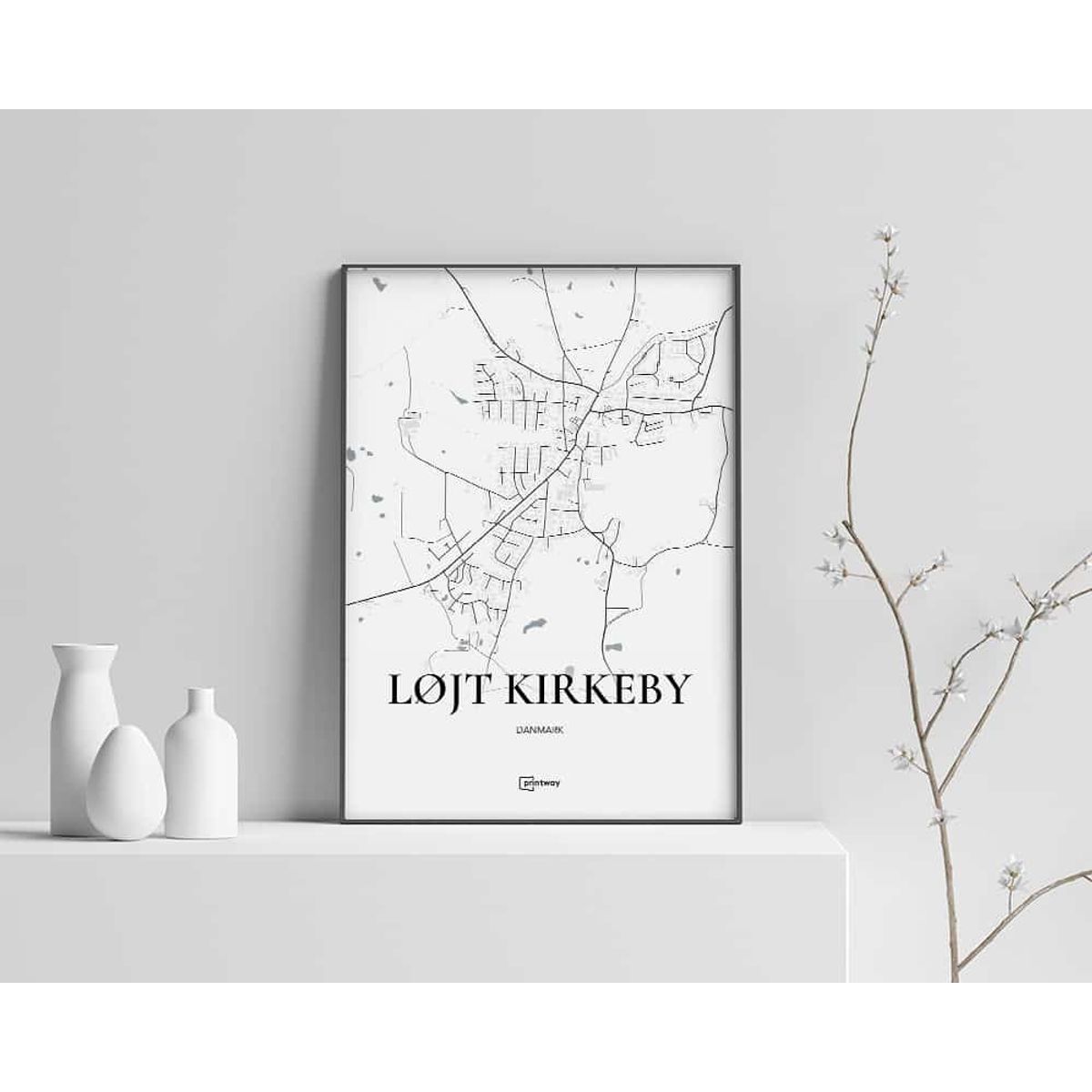 Løjt Kirkeby Plakaten 50×70 cm (B2)