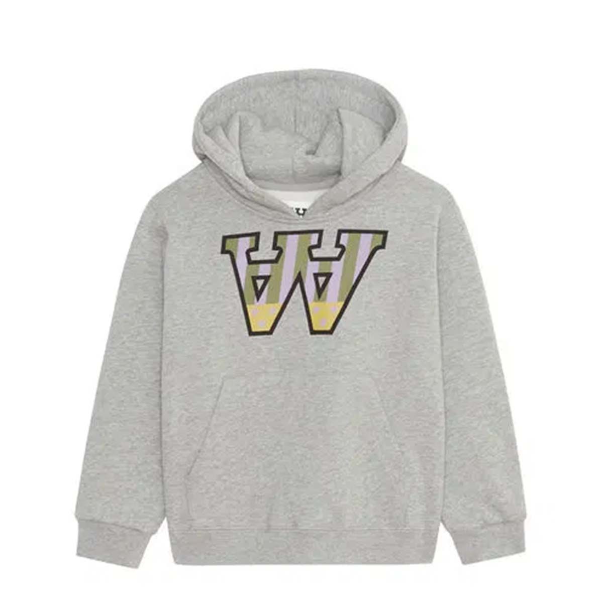 Wood Wood | Izzy USA Sweat, grå melange