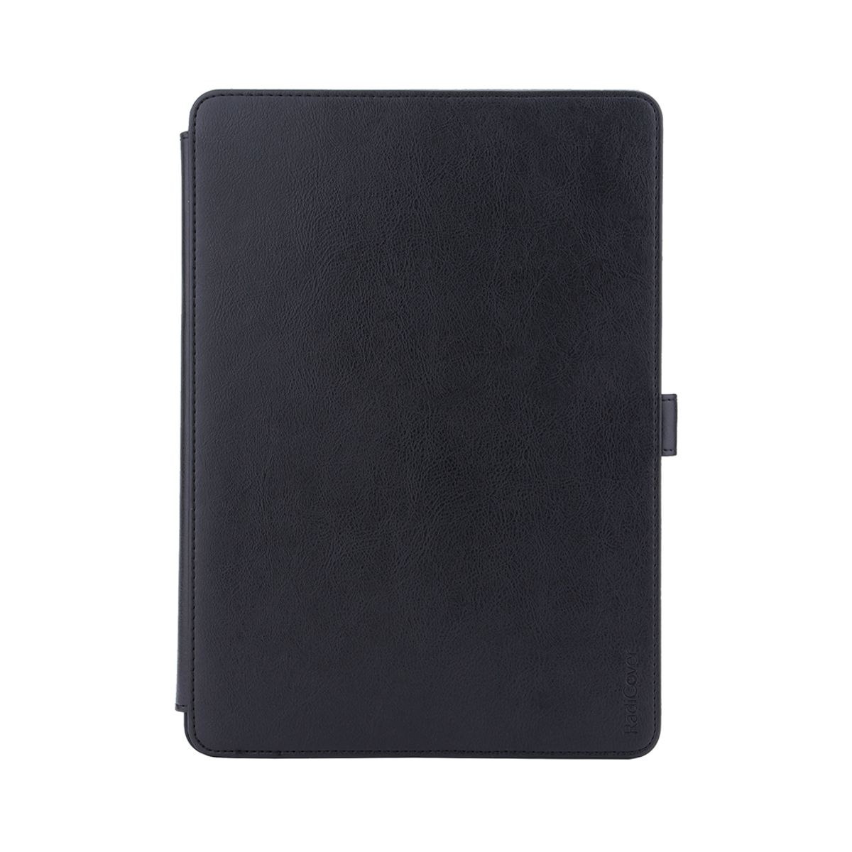 Cover - iPad 9,7" 2017 og 2018 - vegansk lder - 55% beskyttelse - sort