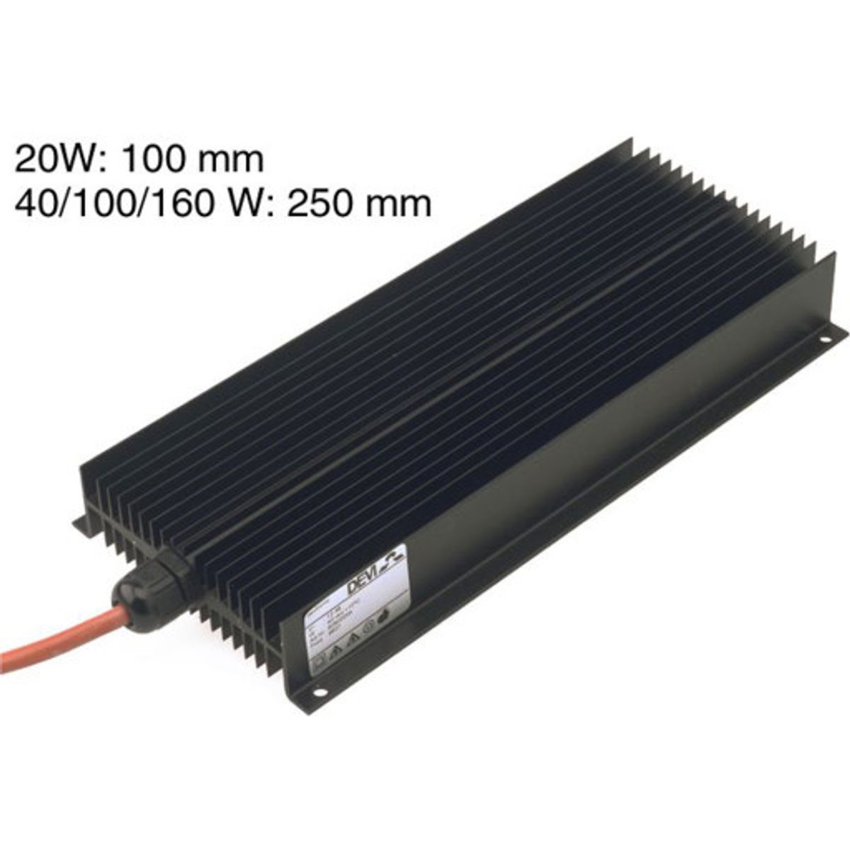 Devitronic Tavlevarmelegeme 40W 110-240V