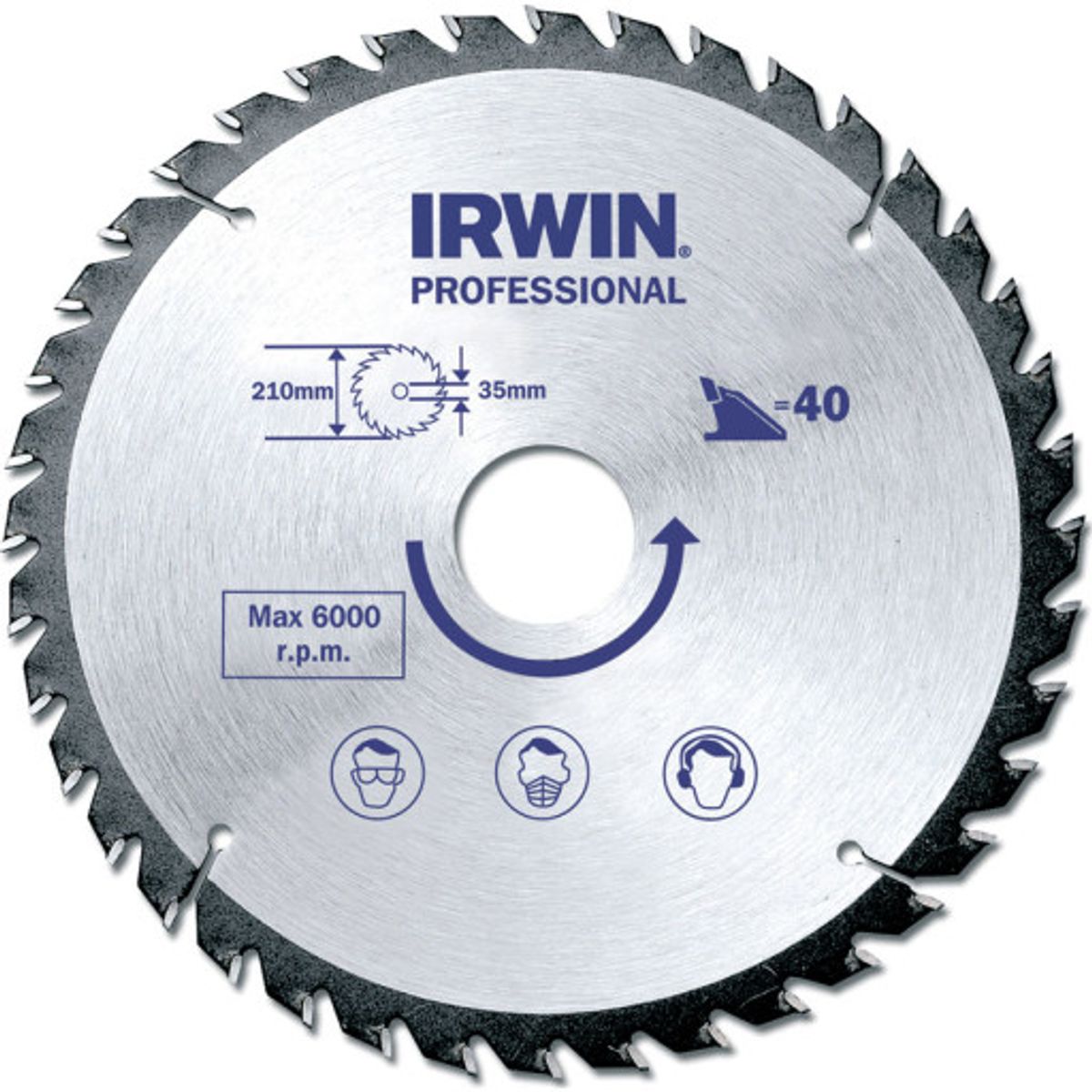 Irwin rundsavklinge 24td. Ø190/30mm